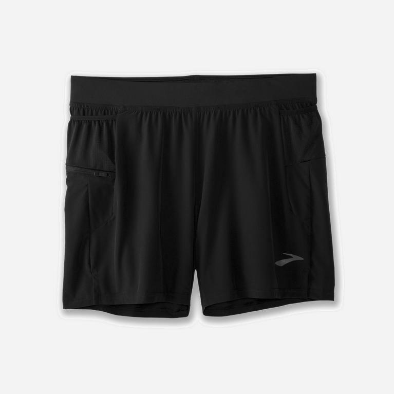 Brooks Sherpa 5 2-In-1 Löparshorts Herr 470521-BTX Svarta